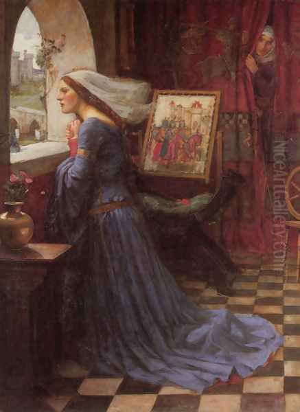 Fair Rosamund 1917 Oil Painting by John William Waterhouse