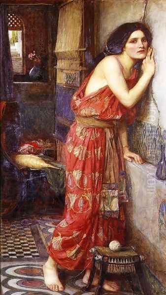 Thisbe 1909 Oil Painting by John William Waterhouse