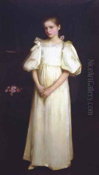 Phyllis, younger daughter of E A Waterlow, Esq 1895 Oil Painting by John William Waterhouse