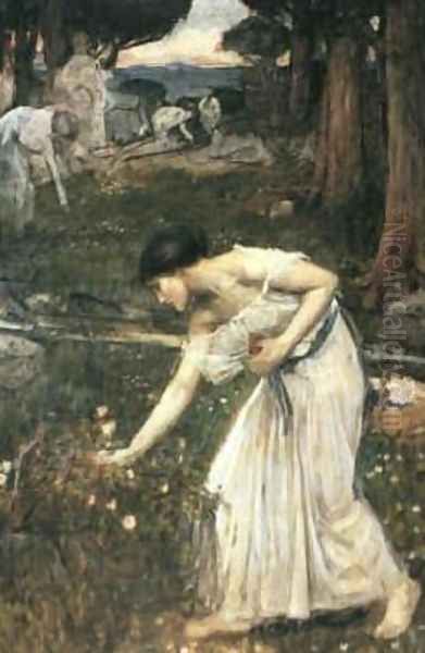 Study for Narcissus Oil Painting by John William Waterhouse