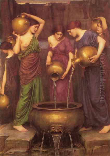 The Danaides 1904 Oil Painting by John William Waterhouse