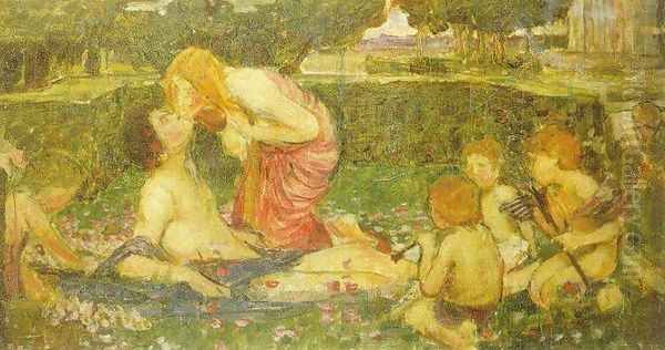 Study for The Awakening of Adonis Oil Painting by John William Waterhouse