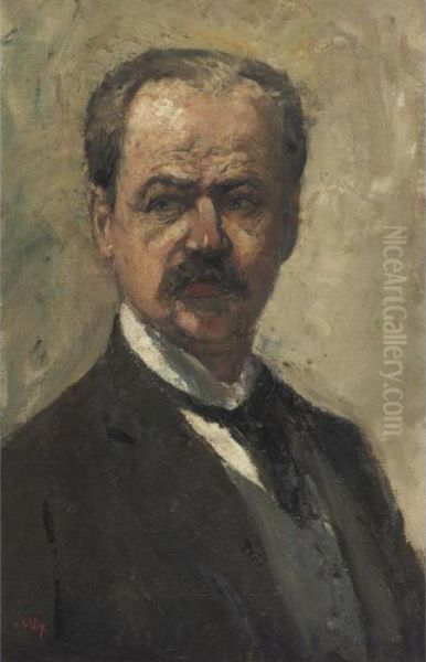 Self-portrait Oil Painting by Lesser Ury