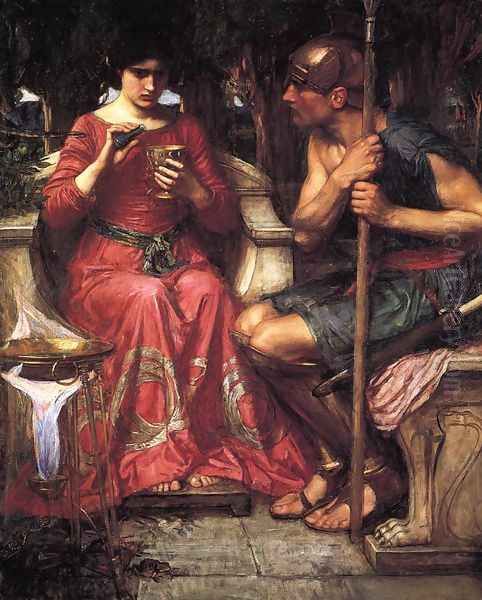 Jason and Medea Oil Painting by John William Waterhouse