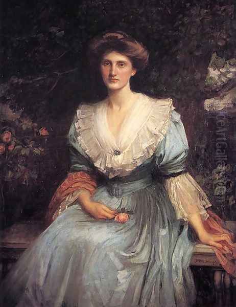 Lady Violet Henderson Oil Painting by John William Waterhouse