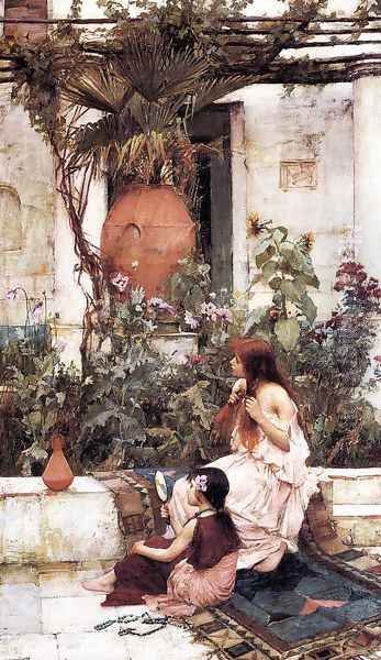 The Toilet Oil Painting by John William Waterhouse