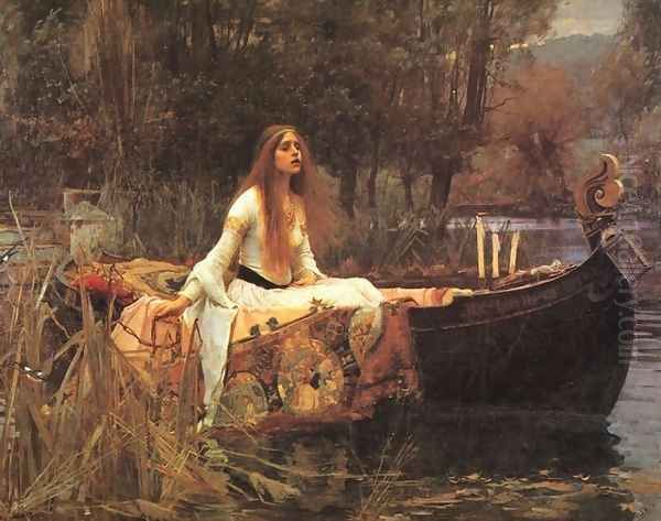 The Lady of Shalott III Oil Painting by John William Waterhouse