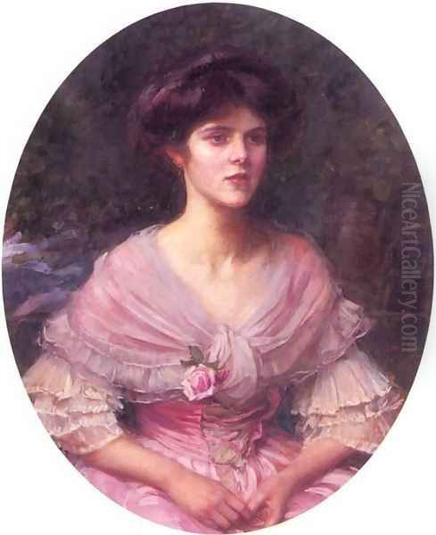 Mrs A. P. Henderson 1909 Oil Painting by John William Waterhouse