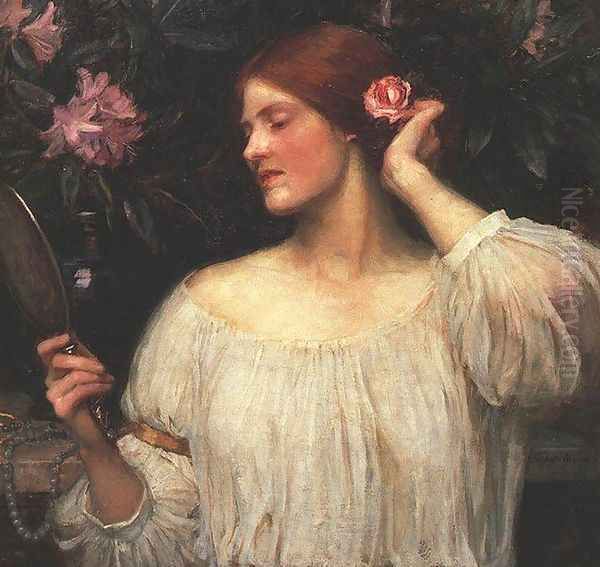 Vanity 1910 2 Oil Painting by John William Waterhouse