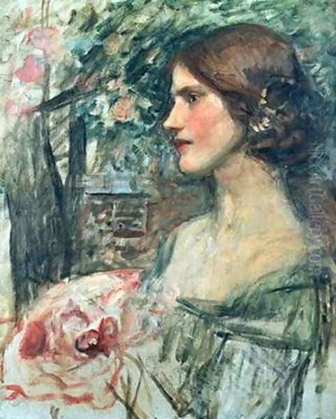 The Bouquet study 1908 Oil Painting by John William Waterhouse