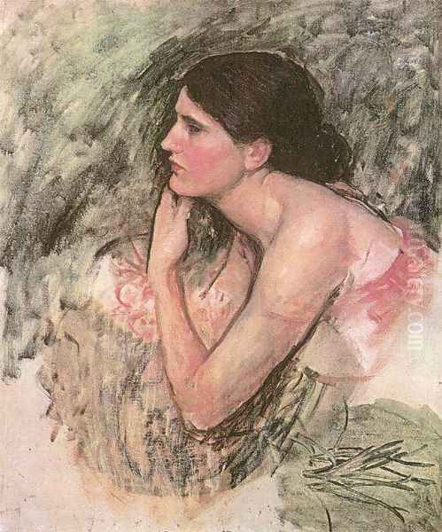 Study for The Sorceress Oil Painting by John William Waterhouse