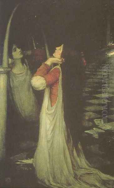 Study for Mariana in the South Oil Painting by John William Waterhouse