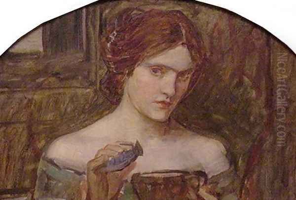 Study for The Love Philtre Oil Painting by John William Waterhouse