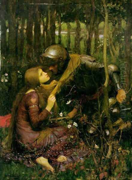 The Beautiful Woman Without Mercy Oil Painting by John William Waterhouse