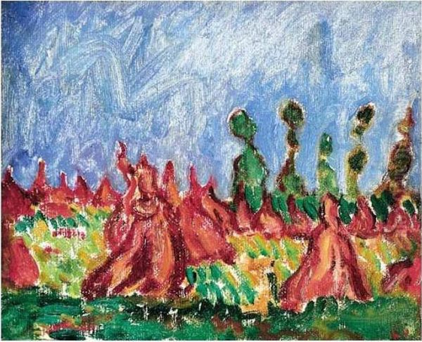 Les Meules En Normandie by Louis Valtat