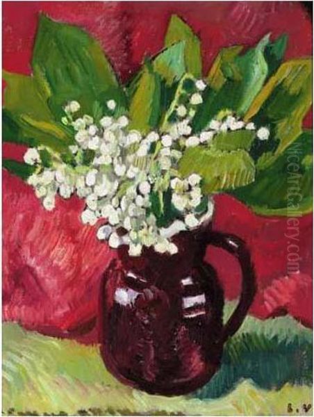 Vase De Muguets Oil Painting by Louis Valtat