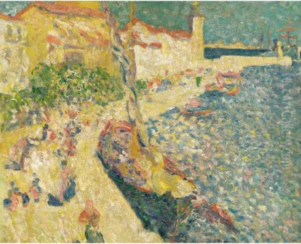 Le Port Oil Painting by Louis Valtat