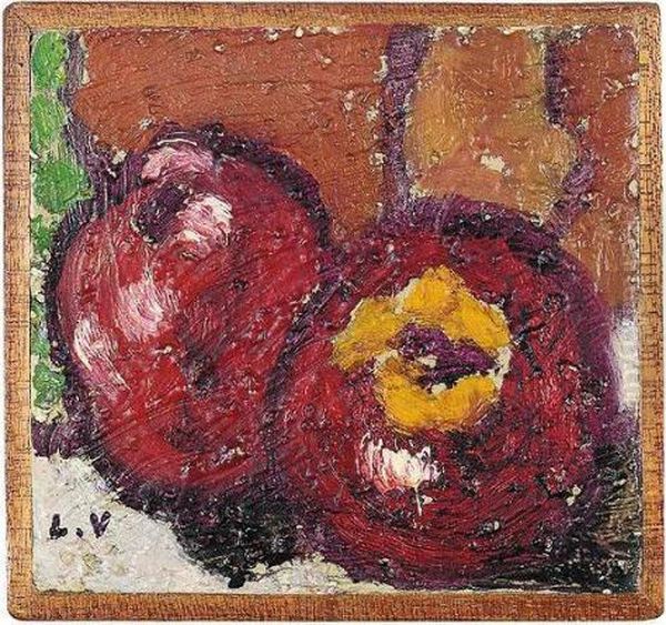 Deux Pommes Oil Painting by Louis Valtat