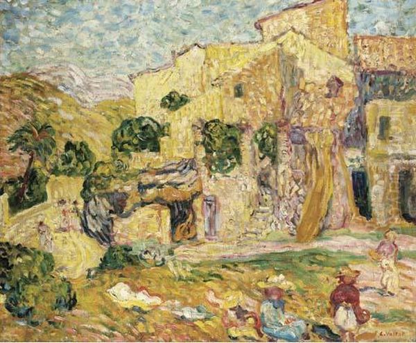 Catalogne, Le Mas Reig A Banyuls Oil Painting by Louis Valtat