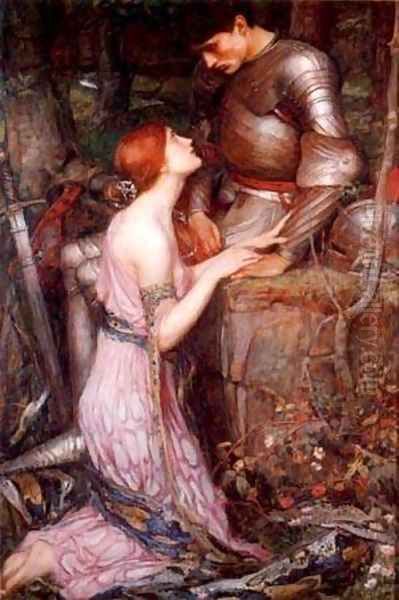 Knight Oil Painting by John William Waterhouse