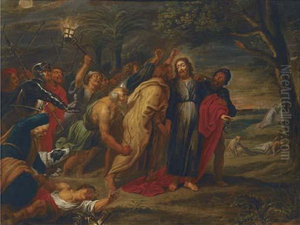 The Arrest Of Christ Oil Painting by Sir Anthony Van Dyck