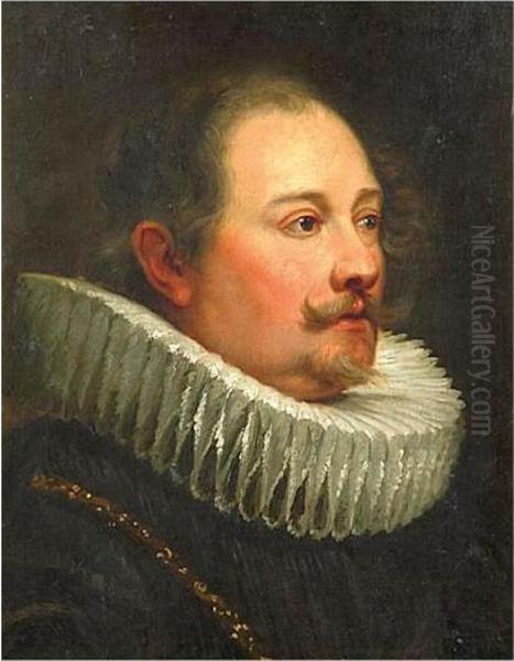 Portrait Of A Man Oil Painting by Sir Anthony Van Dyck