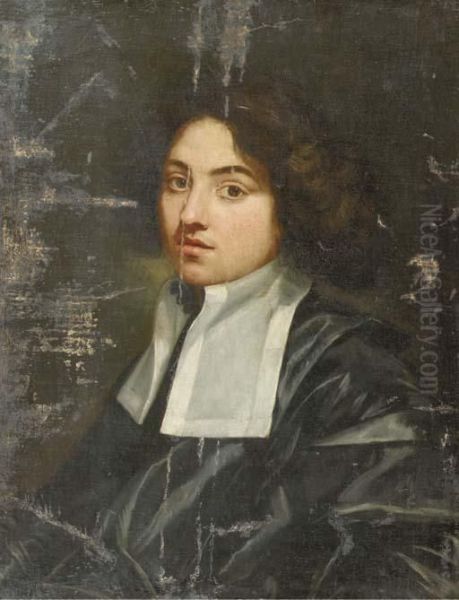 Portrait Of A Young Clergyman Oil Painting by Sir Anthony Van Dyck