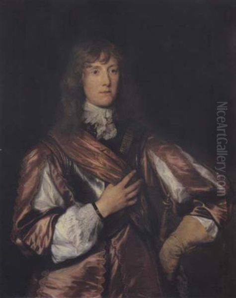 Lord John Belasyse Oil Painting by Sir Anthony Van Dyck