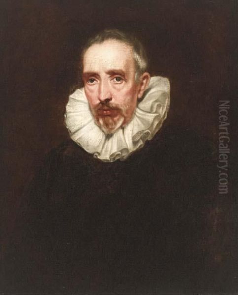 Portrait Of Cornelis Van Der Geest Oil Painting by Sir Anthony Van Dyck