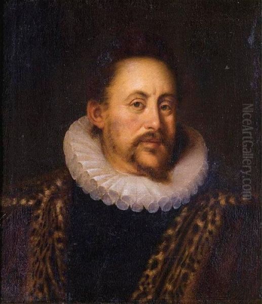 Portrait Of A Gentleman Oil Painting by Sir Anthony Van Dyck