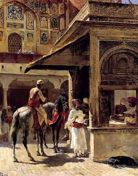 The Metalsmith's Shop 2 Oil Painting by Edwin Lord Weeks