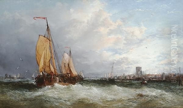 Dordrecht Oil Painting by James Webb