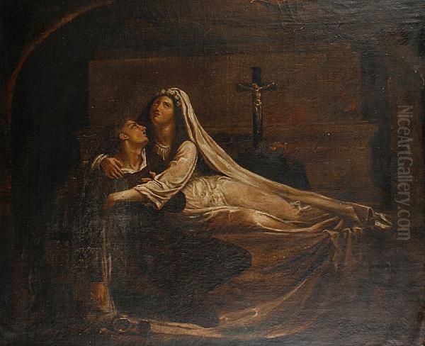 Romeo And Juliet Oil Painting by Richard Westall