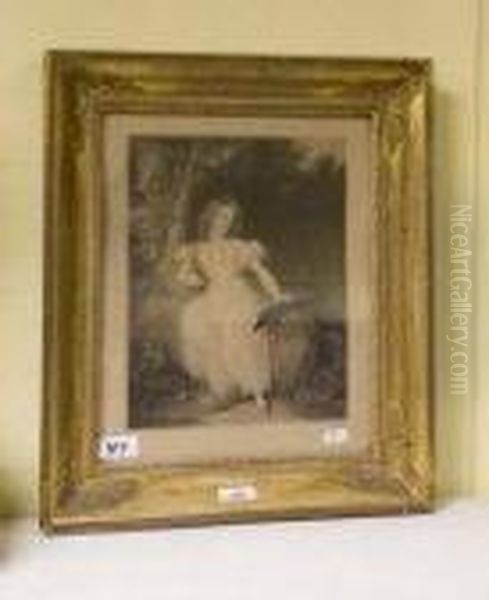 Her Royal Highness The Princess Victoria Oil Painting by Richard Westall