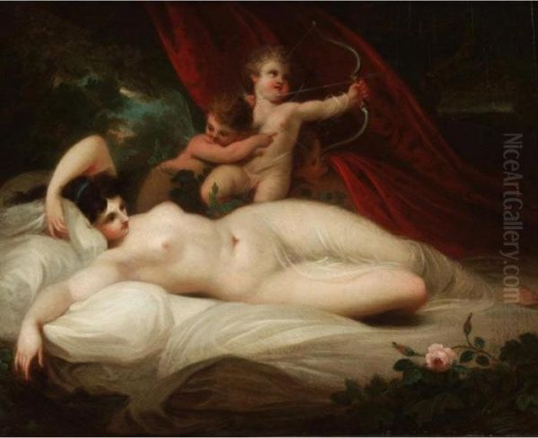 The Bower Of Venus Oil Painting by Richard Westall