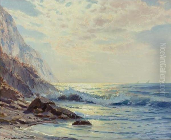 The Wave Oil Painting by Constantin Alexandr. Westchiloff