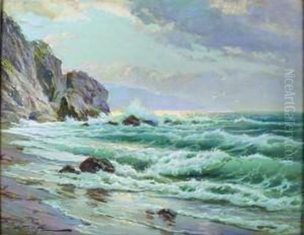 Pacific Shores Oil Painting by Constantin Alexandr. Westchiloff