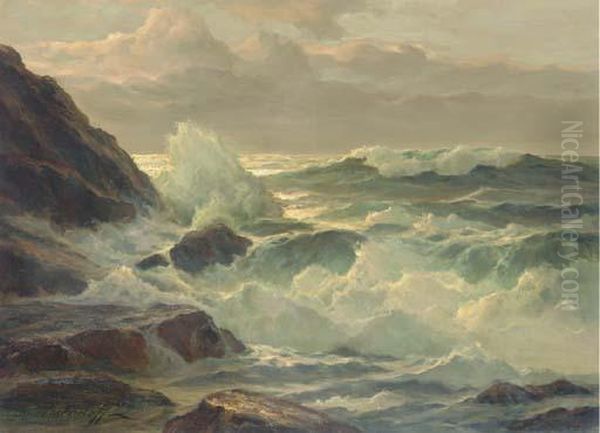 Seascape Oil Painting by Constantin Alexandr. Westchiloff