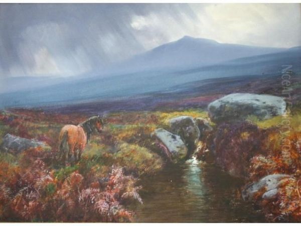 A Dartmoor Scene Oil Painting by John White