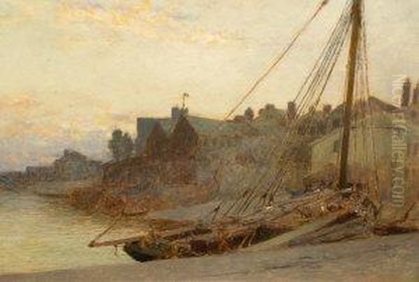 The Dream Boat. Turf. Topsham Oil Painting by John White