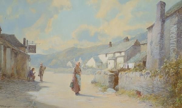 Light And Shade, Miltoncombe, Near Yelverton, Devon Oil Painting by John White