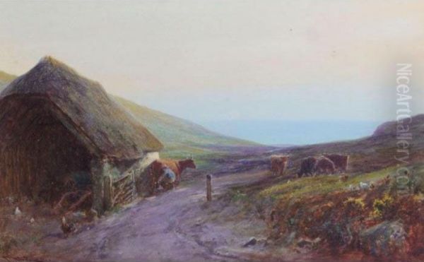 Milking Time, Seaton Oil Painting by John White