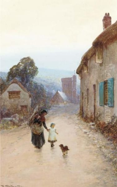 Branscombe, Evening After Rain Oil Painting by John White