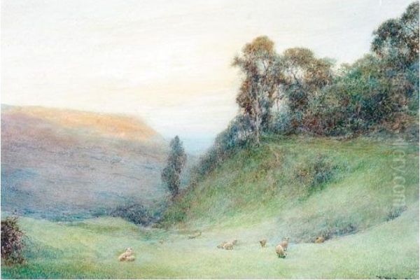 Weston Glen, Near Sidmouth Oil Painting by John White