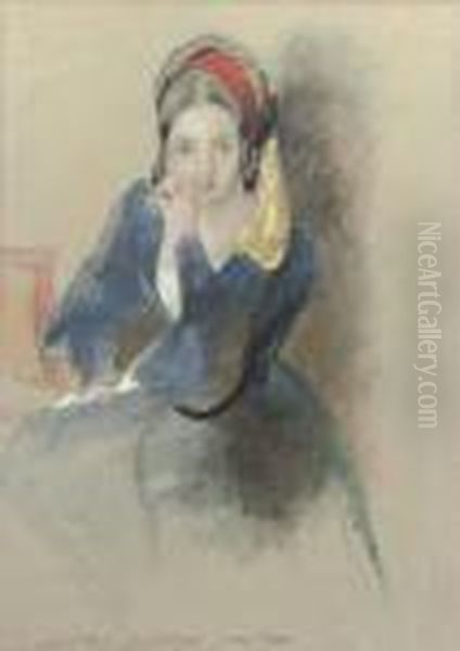 Portrait Of A Lady Oil Painting by Sir David Wilkie