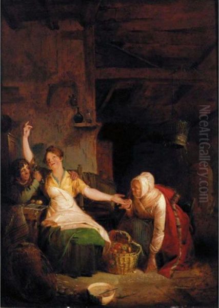 The Fortune Teller Oil Painting by Sir David Wilkie