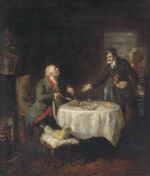 The Stubborn Patient Oil Painting by Sir David Wilkie