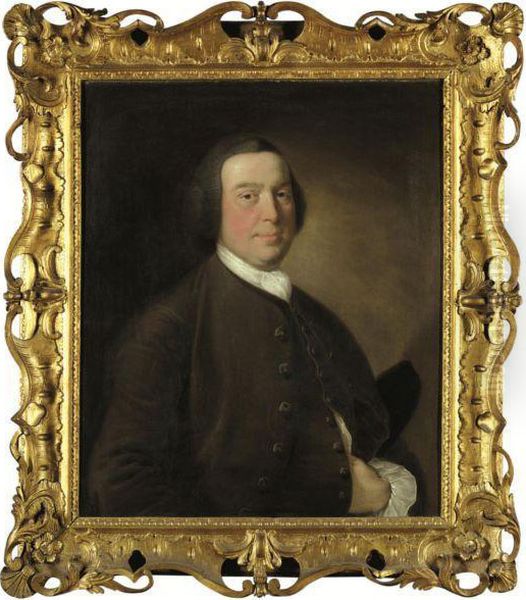 Portrait Of John Mason Of Morton Hall, Retford Oil Painting by Josepf Wright Of Derby