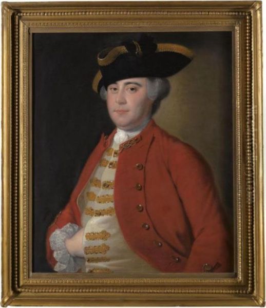 Portrait Of Thomas Kerchever Cotton Thompson Of Ketton Priory,rutland Oil Painting by Josepf Wright Of Derby