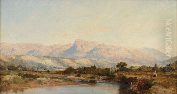 Paysage Du Midi Oil Painting by Felix Ziem